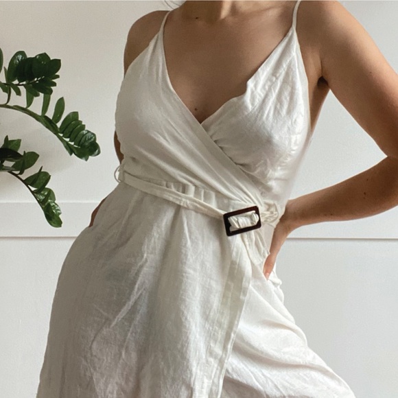 NWT Linen Blend Dress - Picture 4 of 4